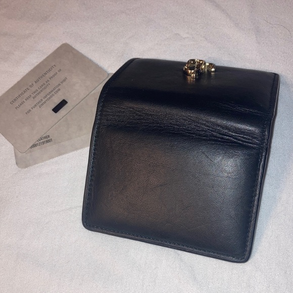 Jimmy Choo Black Leather Wallet comes with COA - Picture 6 of 6